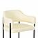 Sezanne Cream Vegan Leather Dining Chair by TOV Furniture