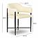 Sezanne Cream Vegan Leather Dining Chair by TOV Furniture