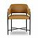 Sezanne Tan Vegan Leather Dining Chair by TOV Furniture