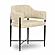 Sezanne Taupe Textured Performance Boucle Dining Chair by TOV Furniture