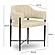Sezanne Taupe Textured Performance Boucle Dining Chair by TOV Furniture
