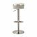 Astro White and Grey Boucle Adjustable Stool by TOV Furniture