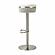 Astro White and Grey Boucle Adjustable Stool by TOV Furniture