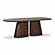 Gladyss Brown Burl Oval 87 inch Dining Table by TOV Furniture