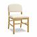 Calla Cream Performance Velvet Dining Chair by TOV Furniture