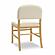 Calla Cream Performance Velvet Dining Chair by TOV Furniture