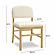 Calla Cream Performance Velvet Dining Chair by TOV Furniture