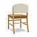 Calla Cognac Performance Velvet Dining Chair by TOV Furniture