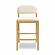 Calla Cream Performance Velvet Counter Stool by TOV Furniture