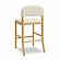 Calla Cream Performance Velvet Counter Stool by TOV Furniture
