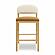 Calla Cognac Performance Velvet Counter Stool by TOV Furniture