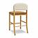 Calla Cognac Performance Velvet Counter Stool by TOV Furniture