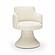 Jeffree Cream Performance Boucle Swivel Dining Chair by TOV Furniture