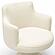Jeffree Cream Performance Boucle Swivel Dining Chair by TOV Furniture