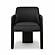 Leo Black Performance Vegan Leather Dining Chair by TOV Furniture