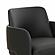 Leo Black Performance Vegan Leather Dining Chair by TOV Furniture