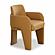 Leo Tan Performance Vegan Leather Dining Chair by TOV Furniture