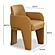 Leo Tan Performance Vegan Leather Dining Chair by TOV Furniture