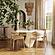 Zinea Cream Performance Textured Velvet Dining Chair by TOV Furniture