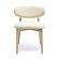 Zinea Cream Performance Textured Velvet Dining Chair by TOV Furniture