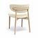 Zinea Cream Performance Textured Velvet Dining Chair by TOV Furniture