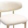 Zinea Cream Performance Textured Velvet Counter Stool by TOV Furniture