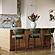Zinea Forest Green Performance Textured Velvet Counter Stool by TOV Furniture