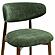 Zinea Forest Green Performance Textured Velvet Counter Stool by TOV Furniture