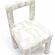 Hazel Cream Patterned Jacquard Dining Chair by TOV Furniture