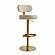 Primrose Cream Textured Performance Fabric Adjustable Stool by TOV Furniture
