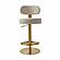 Primrose Cream Textured Performance Fabric Adjustable Stool by TOV Furniture