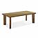 Oani Walnut and Glass Long Dining Table by TOV Furniture