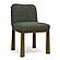 Tiara Forest Green Performance Basketweave Fabric Dining Chair by TOV Furniture