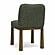 Tiara Forest Green Performance Basketweave Fabric Dining Chair by TOV Furniture