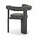 Synn Black Performance Boucle Dining Chair by TOV Furniture