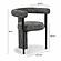 Synn Black Performance Boucle Dining Chair by TOV Furniture
