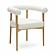 Spara White Vegan Leather Dining Chair by TOV Furniture