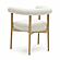 Spara White Vegan Leather Dining Chair by TOV Furniture