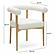 Spara White Vegan Leather Dining Chair by TOV Furniture