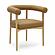 Spara Cognac Vegan Leather Dining Chair by TOV Furniture