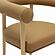 Spara Cognac Vegan Leather Dining Chair by TOV Furniture