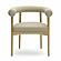 Spara Taupe Vegan Leather Dining Chair by TOV Furniture