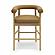 Spara Cognac Vegan Leather Counter Stool by TOV Furniture