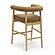 Spara Cognac Vegan Leather Counter Stool by TOV Furniture