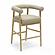 Spara Taupe Vegan Leather Counter Stool by TOV Furniture