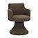 Jeffree Chocolate Brown Performance Boucle Swivel Dining Chair by TOV Furniture