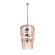 Hampshire Pink Acrylic 3-Tier Chandelier by TOV Furniture