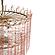 Hampshire Pink Acrylic 3-Tier Chandelier by TOV Furniture