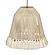 Helen White Cotton Tasseled Pendant Lamp by TOV Furniture