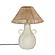 Lalit Natural & White Ceramic Table Lamp by TOV Furniture